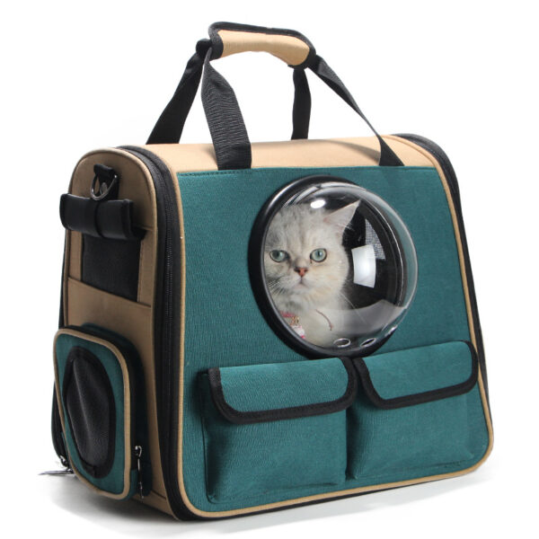 Haustier-Rucksack mit Space-Kuppelfenster – Reisetasche für Katzen & Hunde