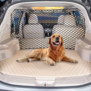 hundesicherheitsnetz auto – trenngitter kofferraum 120×70 cm