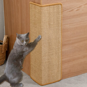 katzen eckenkratzer sisal – vertikaler kratzklotz für möbelecken | 18×60 cm
