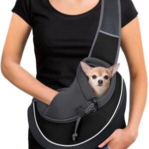 Haustier-Tragetasche Sling – Umhängetasche für kleine Hunde & Katzen